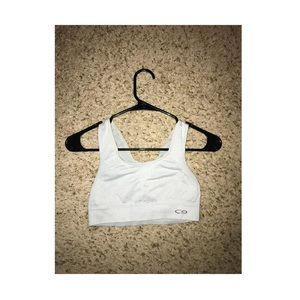 Grey Compression Sports Bra